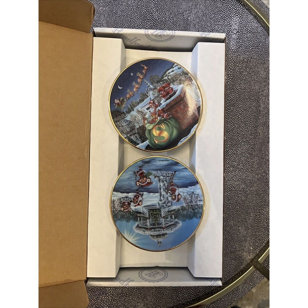 Pick set of 2 “A Merry Little Christmas” Mini-Plates